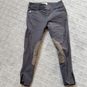 Gray Tailored Sportsman Breeches, Sz 30